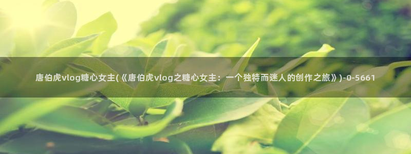 糖心vlog中国