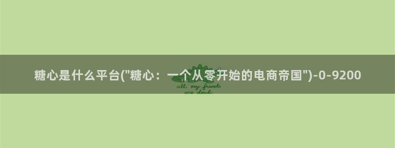 心糖的vlog