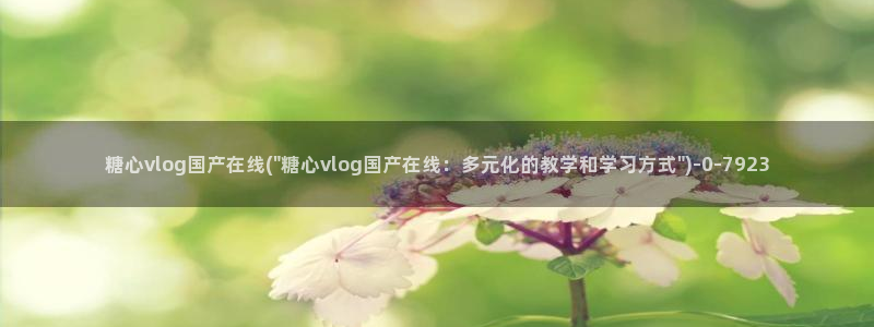 糖心vlog官网进入
